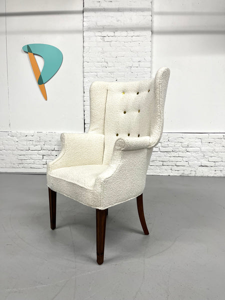 Fritz Henningsen Style Wingback Chair