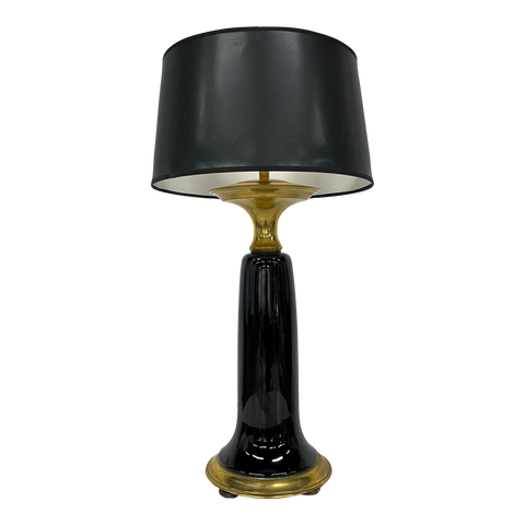 1983 Art Deco Style Table Lamp Light by Chapman