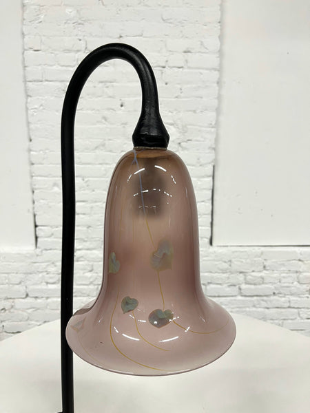 Hand Made Blown Glass Ivy Tulip Table Lamp