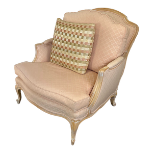 Custom Upholstered Bergere Chair by Botaro Skolnick