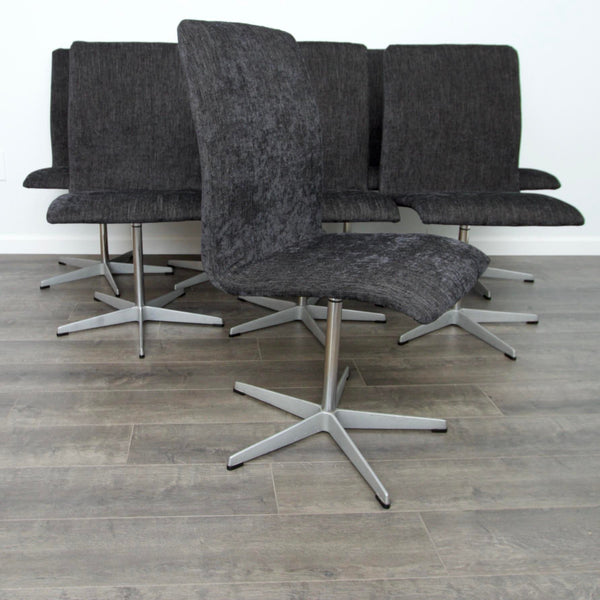 Set of 8 'Oxford' Chairs by Arne Jacobsen for Fritz Hansen