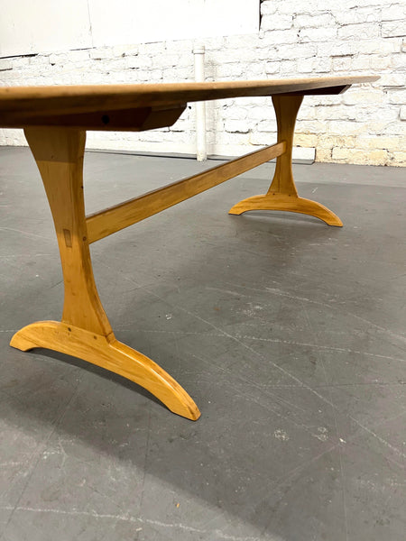 Vintage Danish Modern-Influence Birch Coffee Table