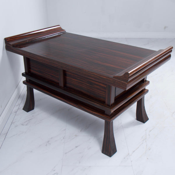 Zebrawood Two Drawer Kyo Table