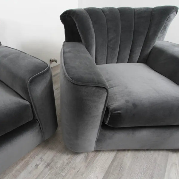 Newly Reupholstered Art Deco 3 Piece Sofa Set
